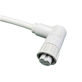 M10防水电源线弯头母插2-5P