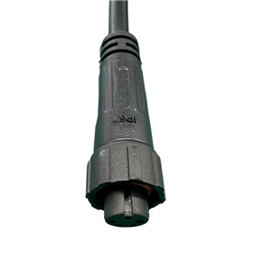 M12防水电源线母插2-8P