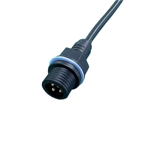 M12智能卫浴、智能马桶防水连接线（基板公端螺帽款2-6P）