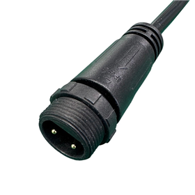 M16割草机、擦窗机防水连接线(D型2P）